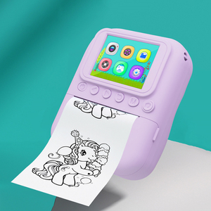 Imprimante photo instantanée pour enfants de haute qualité, impression couleur 1:1, réduction, appareil photo portable, écran de 2,4 pouces avec jeux de <span class=keywords><strong>puzzle</strong></span> - Product Image 2