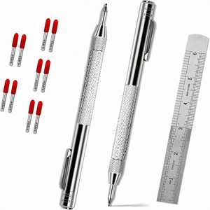 Vente en gros usine – Stylo graveur en carbure de tungstène à pointe métallique, pratique et personnalisable, pour la sculpture sur céramique, pierre et verre - Product Image 2