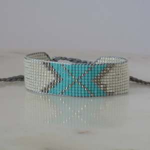 Handmade Happiness turquaise handmade miyuki <b>bead</b> <b>bracelet</b> - Product Image 1