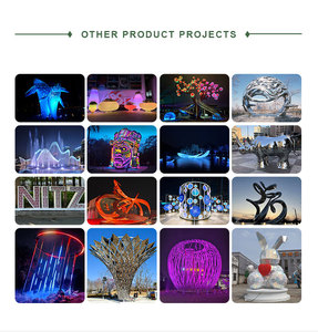 Senzhao alta calidad jardín iluminación exterior escultura luz de pared para jardín Hotel camino - Product Image 2