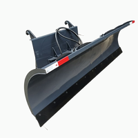 Personnalisé de haute qualité Skid Steer Loader Attachment snow loader blade tracteur neige pelle charrue niveleuse grattoir