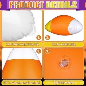 Decorazione Gonfiabile in PVC a Forma di Caramella per Halloween - Palline di Caramella Impermeabili per Esposizione Esterna Festiva - Product Image 3