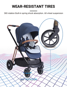 Poussette de luxe Portable pour bébé, pliable 3 en 1, nouveau, 2020 - Product Image 6