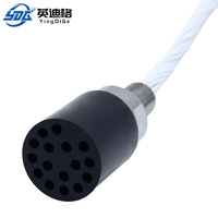 Conector Subacuático Circular de Aleación de Titanio YingDiGe IP68, Impermeable, Micro Subcon, 4 Pines, Hembra, 100V-1500V