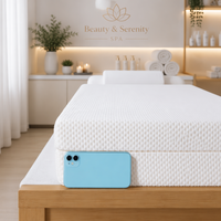 Surmatelas personnalisé de 2 pouces en mousse à mémoire de forme souple haute densité avec housse amovible