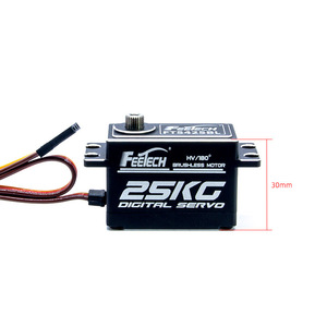 Servo Digital Feetech de 25 kg HV180 con Motor sin Escobillas y Engranajes Metálicos para Aviones RC - Product Image 3