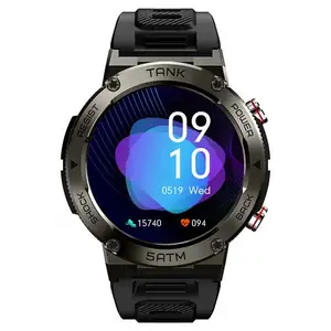 Fashion Kospet TANK T1 Smartwatch Men Fitness Wristband Waterproof Sports Smart Watch