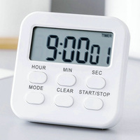 Syh1231 Temporizador de cocina de Cuenta regresiva digital electrónica Temporizador magnético de nuevo estilo para cocinar Plástico duradero para juego de mano de obra