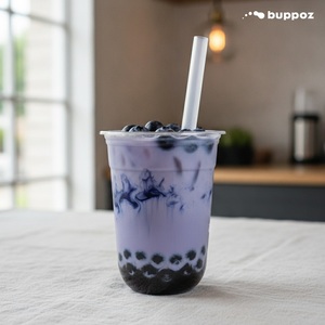 น้ำเชื่อมบลูเบอร์รี่ 5 กก. ขวด ฮาลาล HACCP สำหรับร้านชานมไข่มุก ขายส่ง - Product Image 3
