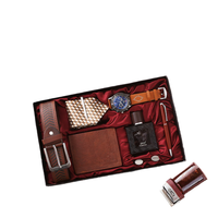 Coffret Cadeau d'Affaires Tendance 2026 pour Hommes Incluant Montre, Portefeuille, Porte-clés et Coffret Parfum – Cadeau Signature Fête des Pères Anniversaire