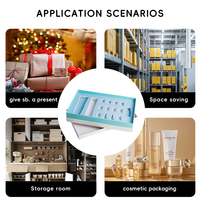 Boîtes en papier de luxe haut de gamme personnalisées coffrets cadeaux d'huiles essentielles imprimés en couleur en petits lots matériaux recyclés pour la crème BeautyEye