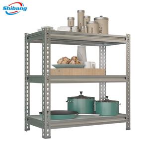 חם מכירה 5-שכבות פלדה מתכווננת אור חובה מדפים הבית עבור המוסך להשתמש מדף פלדה חריץ boltless - Product Image 6