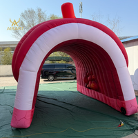 Tunnel corporel gonflable simulé, tunnel rénal pour accessoire d'activité de conférence sur le thème médical, tunnel d'organe gonflable
