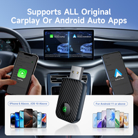 Nuevo Adaptador Portátil CarPlay Android Auto OEM, Caja AI Plug&Play, Dongle BT/WiFi con Protección OTP, Modelo JY-98 Resistente al Fuego