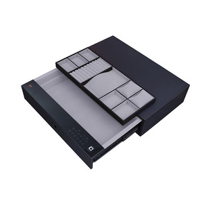 Caja Fuerte Mini de Acero con Huella Dactilar y Contraseña, Tres Cerraduras, Antirrobo, con Alarma y Control por Aplicación, para Uso Doméstico Privado - Product Image 1