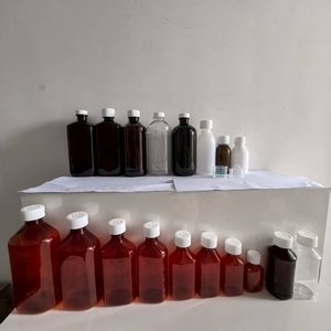 Bouteille en plastique PET ambrée de 473 ml avec couvercles rouges pour sirop contre la toux Actavis Wockhardt Qualitest Akorn <span class=keywords><strong>Prometh</strong></span> - Product Image 6