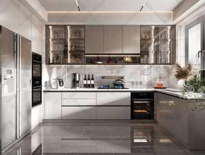 Luxury Modern Kitchen Cabinets Classic American Style Panel Wood Hinge Stainless Including Sink Open Kitchen Design Australia - Product Image 6