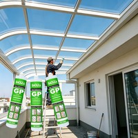 Scellant en silicone acétique hautement élastique BAOLKA GP, mastic en silicone résistant aux intempéries pour surfaces en verre extérieures