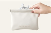 Pochette Cadeau à Bijoux en Cuir PU de Nouveau Style 2024 avec Rabat Aimanté, Petite Boîte de Rangement en Cuir pour Bagues et Boucles d'Oreilles pour Promotions
