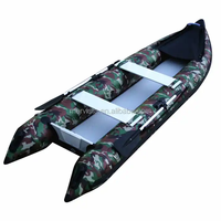 Kayak pliable gonflable à pédales pour la pêche, vente en gros à bas prix en Chine, bateau pour l'océan