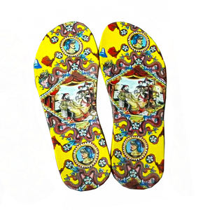 Stampa di trasferimento EVA farfalla fiore colorato personalizzato per zoccoli scarpe sandali pantofole Slip-on da spiaggia - Product Image 1