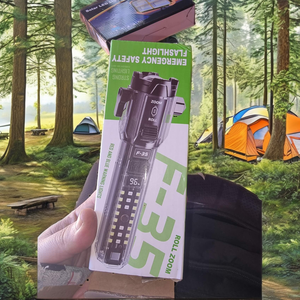 Hot bán Long Range <span class=keywords><strong>Led</strong></span> đèn pin lumen cao USB sạc mạnh ABS cơ thể Đèn bán buôn sản phẩm Đèn pin ngọn đuốc - Product Image 4