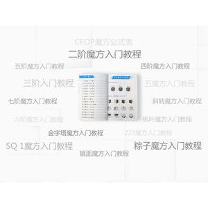 Libro de tutoriales sobre cubos Qiyi Mo Fang Ge, guía <span class=keywords><strong>para</strong></span> principiantes de 88 páginas <span class=keywords><strong>para</strong></span> niños y adolescentes, <span class=keywords><strong>manual</strong></span> de aprendizaje de cubos mágicos - Product Image 2