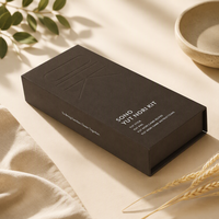 Boîte rigide magnétique anti-poussière de qualité supérieure du fabricant, emballage en papier recyclable, boîte cadeau pour perruques, artisanat, demoiselles d'honneur, gaufrage