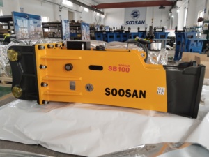 SB100 Hydraulic Breaker 150mm Chisel Diameter Durable Components 25-30 Ton Excavators 1 Year Warranty Engine Shandong - Product Image 2