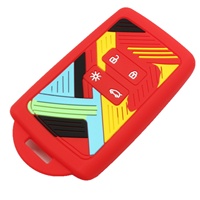 Étui de protection pour clé de voiture en silicone compatible avec Renault, couleur assortie, adapté aux nouveaux modèles, vente en gros directe d'usine