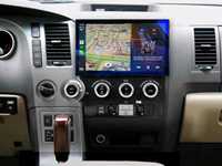 Radio Android Daolutong de 13.3 Pulgadas con Pantalla Táctil, Navegación GPS de 1 Año, Carplay, Mirror Link, DSP, MP3 Estéreo para Toyota Sequoia