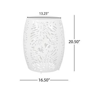 Mesa auxiliar de metal grande DB para muebles de patio - Product Image 5