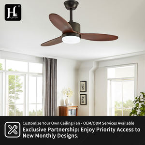 Ventilador de Techo de Nogal con Mini Luz LED, Diseño Europeo Moderno, 6 Velocidades, Control Remoto, Motor de CC para Sala de Estar - Product Image 5