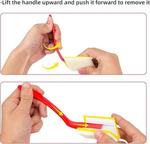 Juego de recortadora de bordeadora de pintura de pared que incluye bandeja de pintura Recargas de repuesto Recortadora de bordeadora con poste telescópico acoplable - Product Image 3