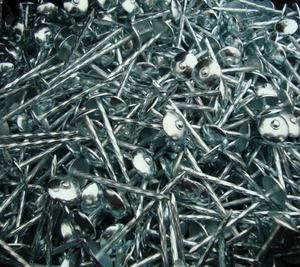 3 Inch BWG9 Ondulado <span class=keywords><strong>Nail</strong></span> Umbrella Roofing Nails com Borracha Washer - Product Image 5