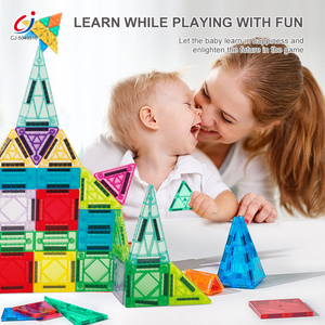 Chengji 3d חידות הרכבה צעצועים חינוכיים מודל ערכת אריחים מגנטיים צבעוניים בניין יצירתי צעצוע - Product Image 3