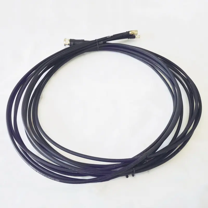1/4'' Foam Superflexible Waterproof Rf Coaxial Connector Jumper Cable Assembly With MQ5 Connector To NEX10 Male Connectors