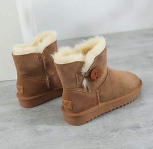 <span class=keywords><strong>Botas</strong></span> de Mujer Estilo <span class=keywords><strong>UGG</strong></span> de Piel de Oveja de Alta Calidad OEM ODM, <span class=keywords><strong>Botas</strong></span> Uggs Alemanas con Borde de Piel, Transpirables <span class=keywords><strong>para</strong></span> Invierno - Product Image 2