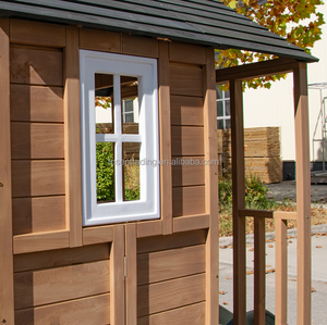 Structure de jeu d'extérieur en bois avec toboggan et aire de jeux pour jardin - Product Image 5