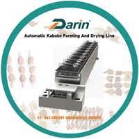 Ligne de production automatique de friandises pour animaux de compagnie en acier inoxydable avec commande PLC et garantie de 2 ans