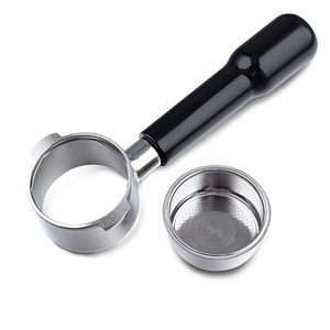 <span class=keywords><strong>DeLonghi</strong></span> Porte-filtre à expresso sans fond à double poignée de 51 mm en acier inoxydable, accessoires pour <span class=keywords><strong>machine</strong></span> à café pour barista - Product Image 1