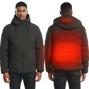 USB Electric Heated Jacket Warmer Coat Heating Hoodie Padded Coats Washable UK