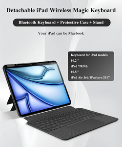 2025 biểu tượng tùy chỉnh iPad Trường hợp với 360 ° xoay 7rgb ROHS chứng nhận cổng USB tùy chỉnh cắt kéo bàn phím ma thuật cho iPad - Product Image 5