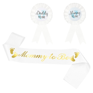 Écharpe de révélation de sexe pour future maman, cadeaux et décorations pour fête de baby shower, <span class=keywords><strong>annonce</strong></span> de <span class=keywords><strong>grossesse</strong></span> - Product Image 1