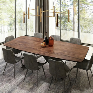 Collezione di Tavoli <span class=keywords><strong>da</strong></span> <span class=keywords><strong>Pranzo</strong></span> Allungabili Eleganti per 8 Persone, Arredamento Durevole per Cucina e Bar - Product Image 3