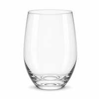 Verre à vin sans pied de 440 ml, verre à boire sans plomb, logo personnalisé, OEM, vente en gros, directement de l'usine