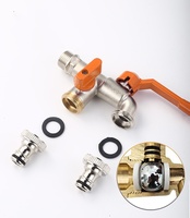 3/4 ''* 1/2'' adaptateur en laiton mâle à femelle douille de réduction en laiton pour raccords de chauffage de l'eau de conduite d'eau