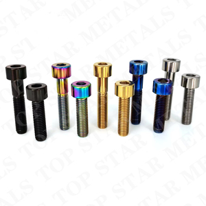 <span class=keywords><strong>Vis</strong></span> en titane TMJ M8 X15/20/25/30/35/40mm pour tige de selle, potence, frein de vélo VTT/vélo de route, <span class=keywords><strong>vis</strong></span> à tête carrée Allen - Product Image 2
