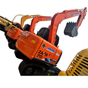 Excavadora Usada HITACHI ZX70 de 7 Toneladas, Excavadora Hidráulica de Orugas Original de Japón, Zaxis70 de Segunda Mano para Construcción - Product Image 1