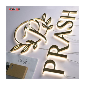 Hot-bán 3D thư cửa hàng dấu hiệu Sáng xây dựng tùy chỉnh kinh doanh 3D LED marquee đèn dấu hiệu số chữ kênh thư - Product Image 1